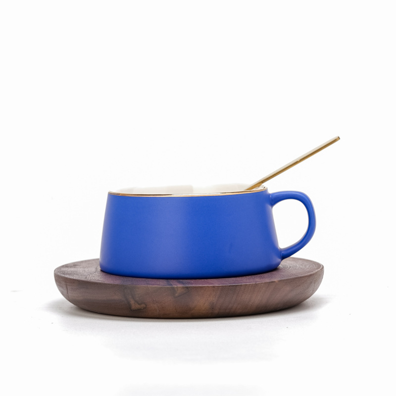 Conjunto de tazas de café azul original Klein tazas de cerámica estampadas tazas de agua tazas de agua tazas de cerámica tazas de cerámica