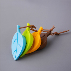 Silicone leaf door stopper, children's anti-pinch door card, creative door stop, safety door clip bar, baby cartoon anti-pinch