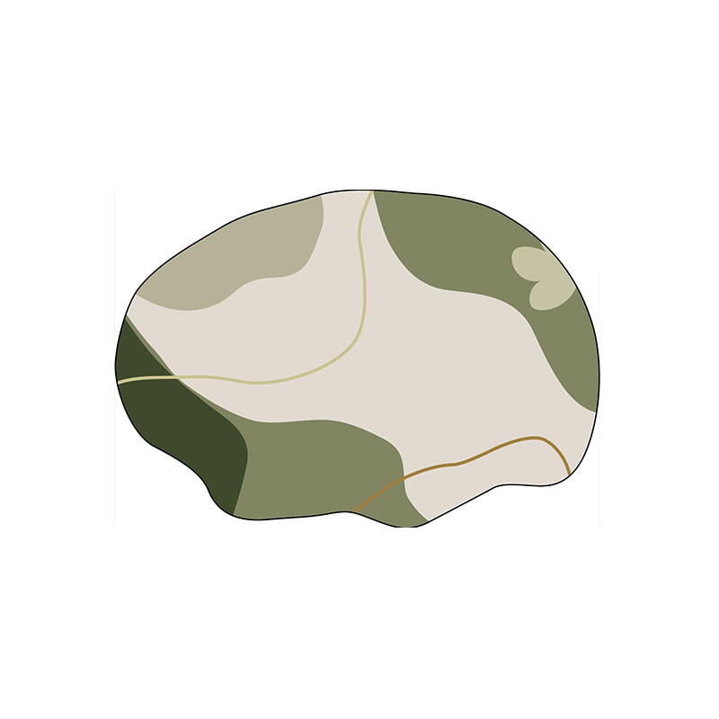 Nuevo nórdico cachemir-como sala de estar alfombra de forma especial cama completa dormitorio mesita de noche gradiente color sofá manta mesa de café alfombra de piso