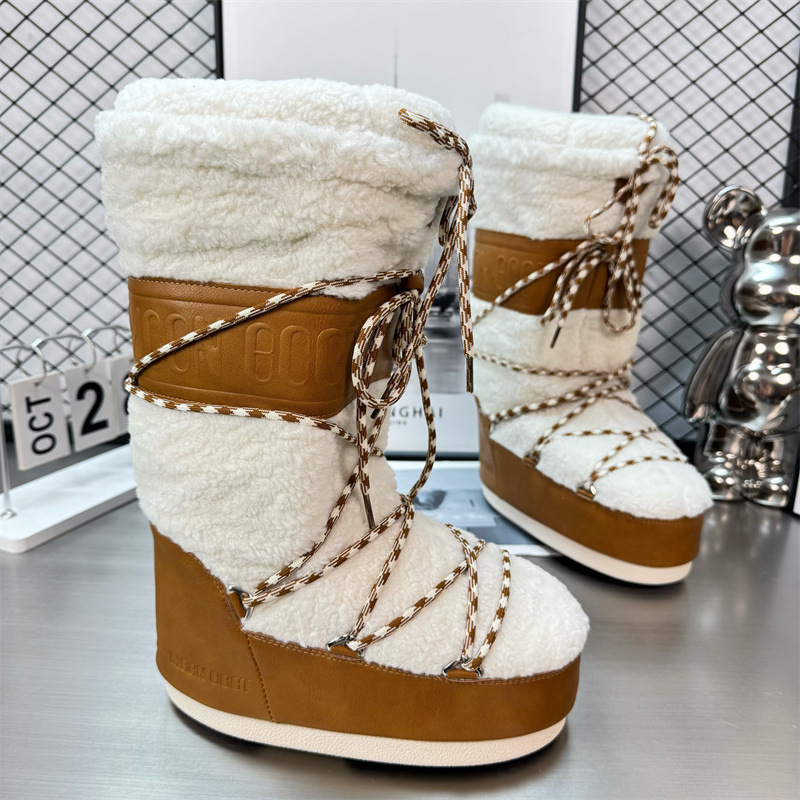 Brown high boots