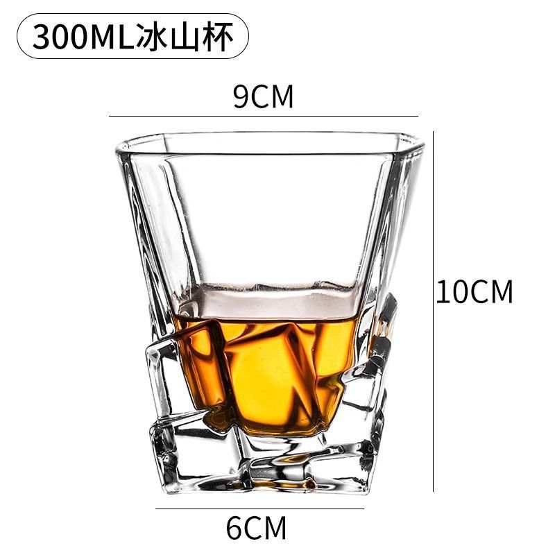Vaso de whisky de cristal de copa de vino de estilo europeo copa de vidrio de copa de vino vino de copa de vino de bar fábrica