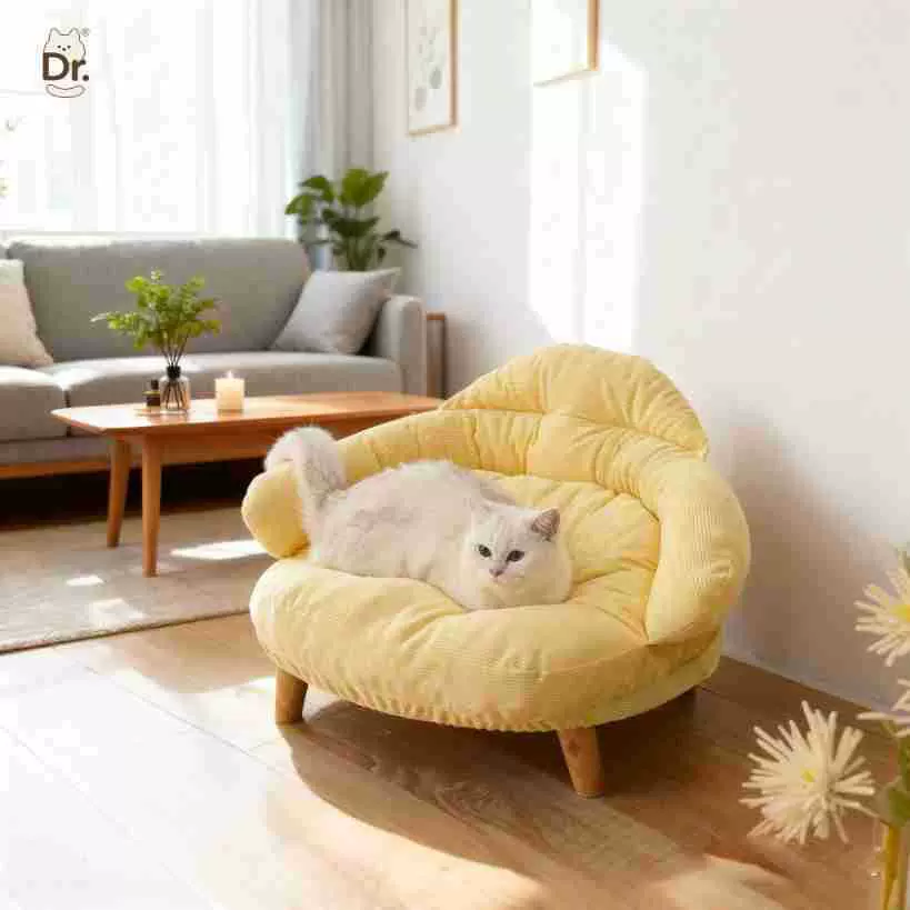 跨境猫窝猫咪宠物沙发四季可拆洗离地防潮可拆卸狗窝狗床四季通用