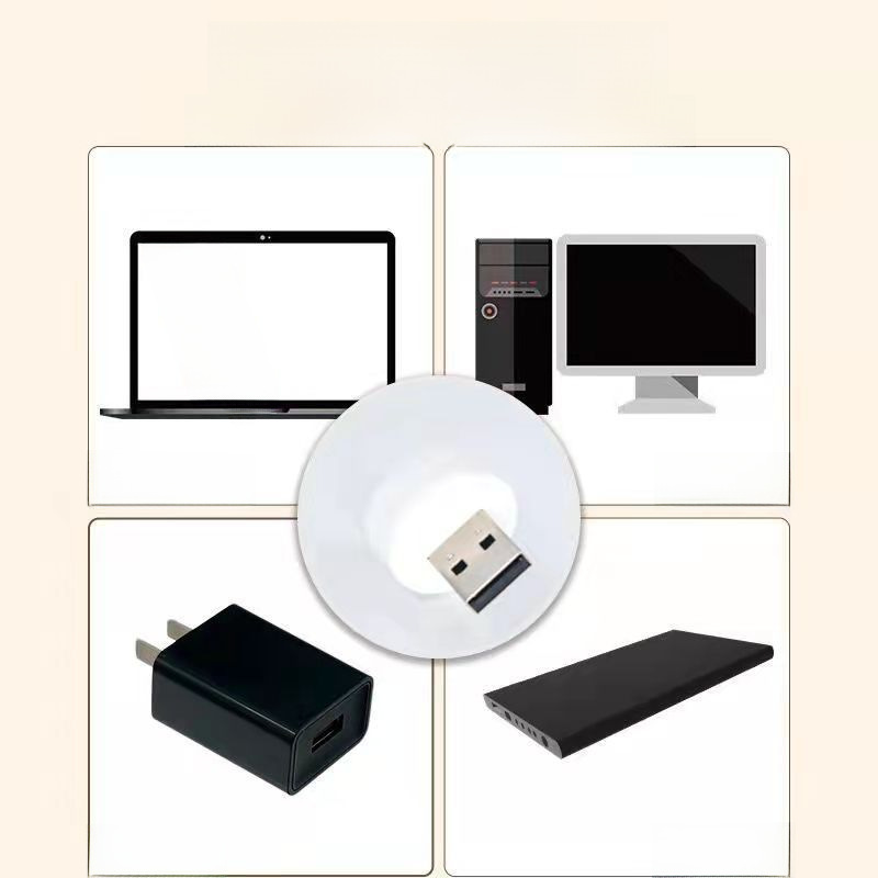 New USB mini night light for dormitory bedside LED eye-care small desk lamp computer mobile power supply portable USB light