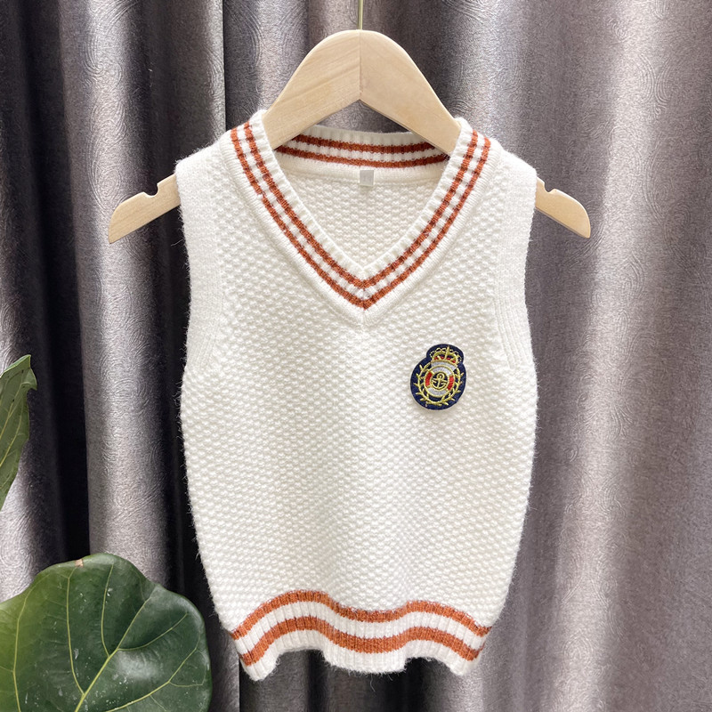 [Jin Yong] coro de los niños rendimiento ropa suéter de procesamiento Colegio uniforme escolar chaleco