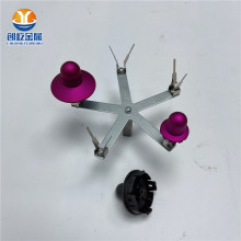 笔头喷涂夹具 喷塑橡胶漆弹片圆盖治具 40方管挂5平110配CY12 241