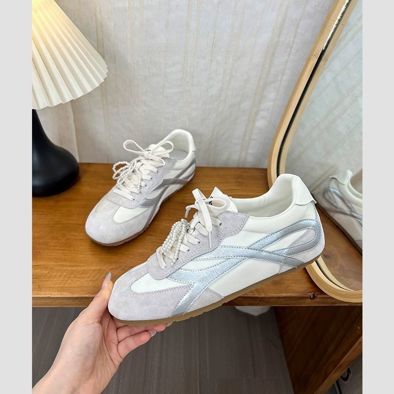 Кроссовки high-top из натуральной кожи, 4 см каблук, коллекция весна–осень 2025