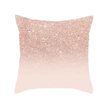 北欧风热卖粉色简约ins风抱枕套 汽车沙发靠垫靠枕套几何枕套