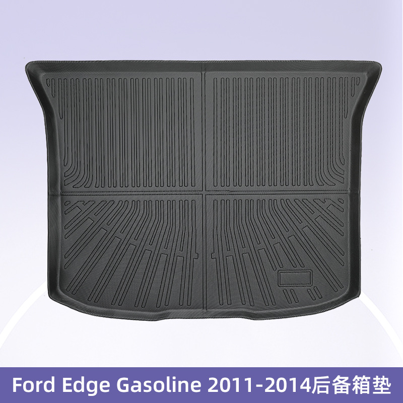 Para Ford Edge Fuel 2011 - 2014 3D todo el tiempo TPE almohadilla para los pies almohadilla del maletero