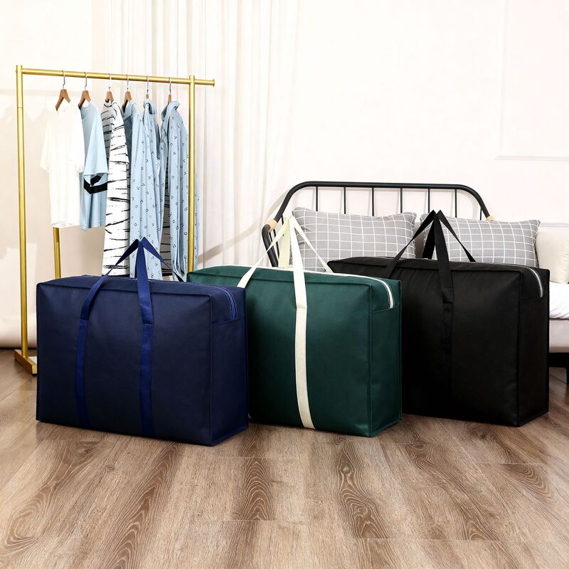 Travel Storage Bag, Moving Packing Bag, Large Capacity Non-Woven Fabric Bag for Quilts, Portable Luggage Bag Travel Storage Bag, Moving Packing Bag, Large Capacity Non-Woven Fabric Bag for Quilts, Portable Luggage Bag