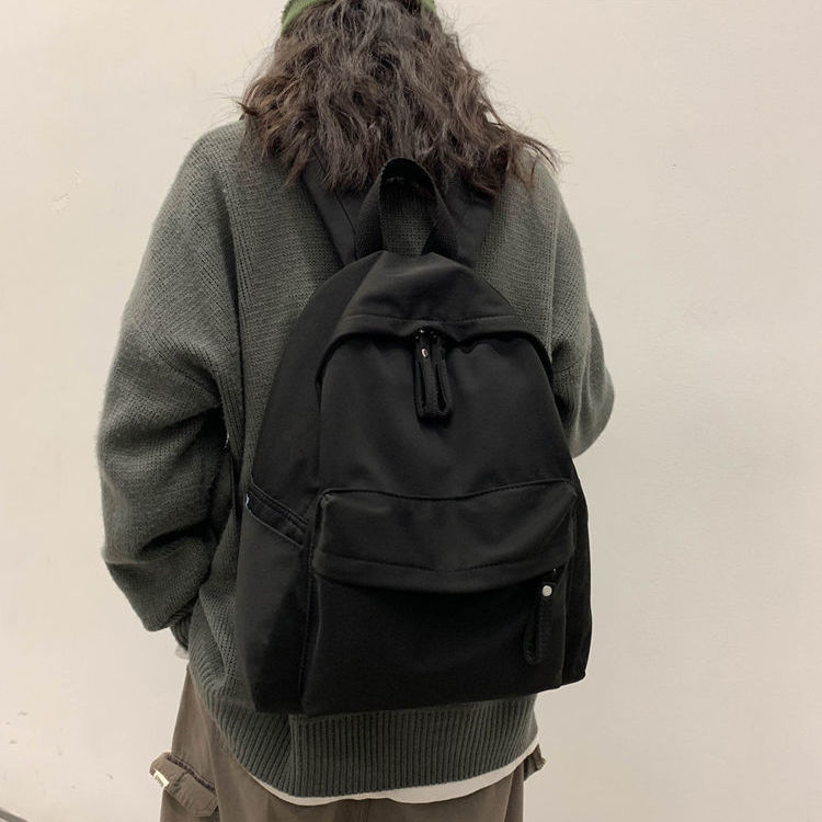 ins超人気楊紫同型バックパック、ヴィンテージ風、シンプルで多用途、韓国風森系学生スクールバッグ、レディーストラベルバッグ|undefined