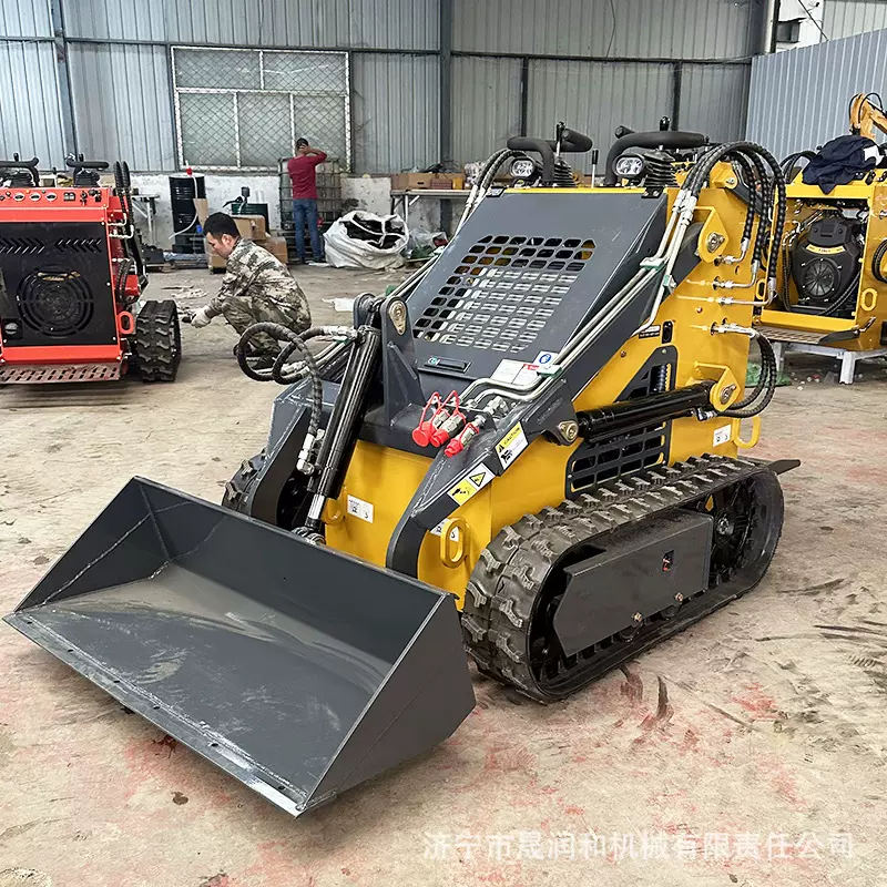 小型履带式滑移装载机360度旋转式 前端可搭配多种属具