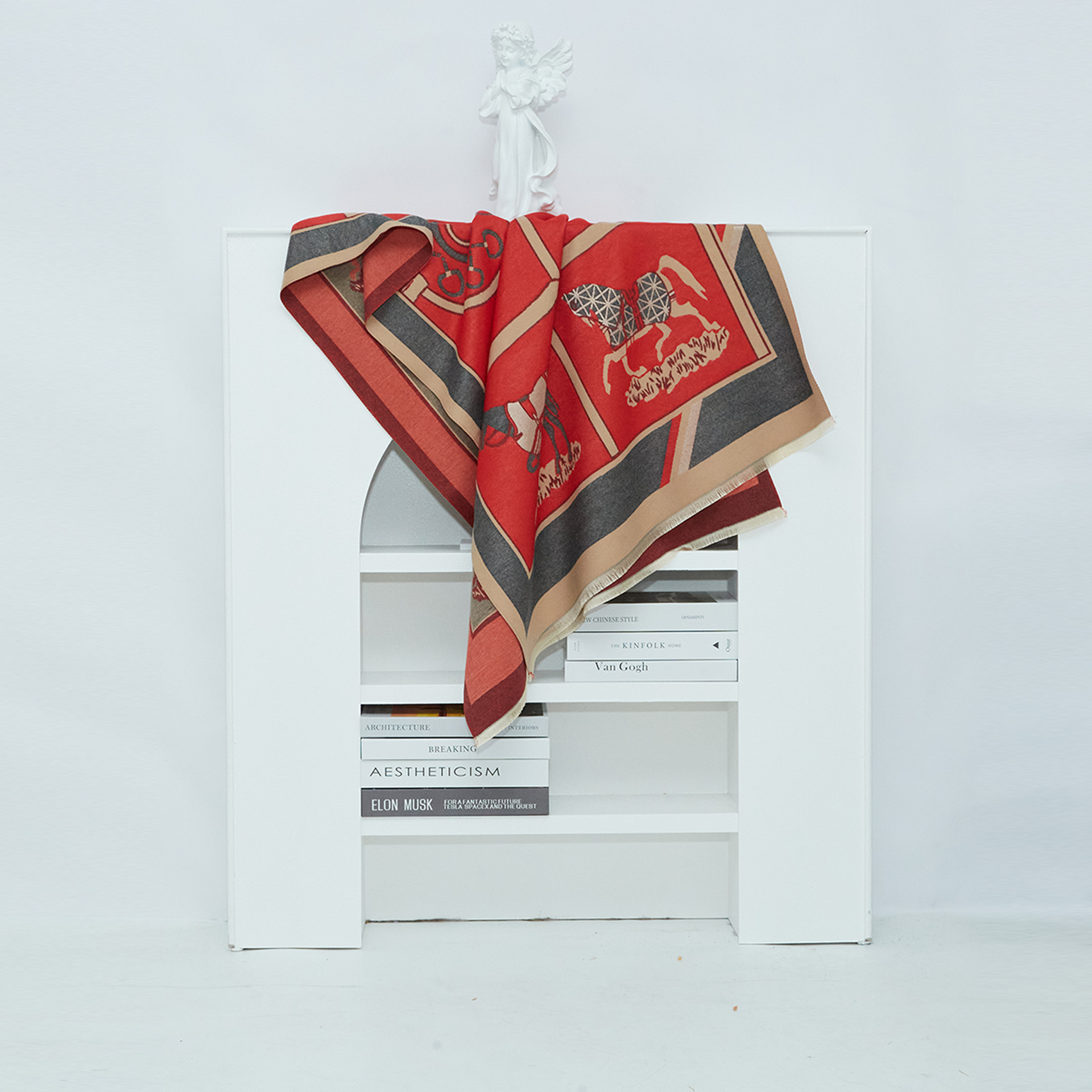 Xale vintage de luxo para mulher cachecol quente dupla face_voghion.com
