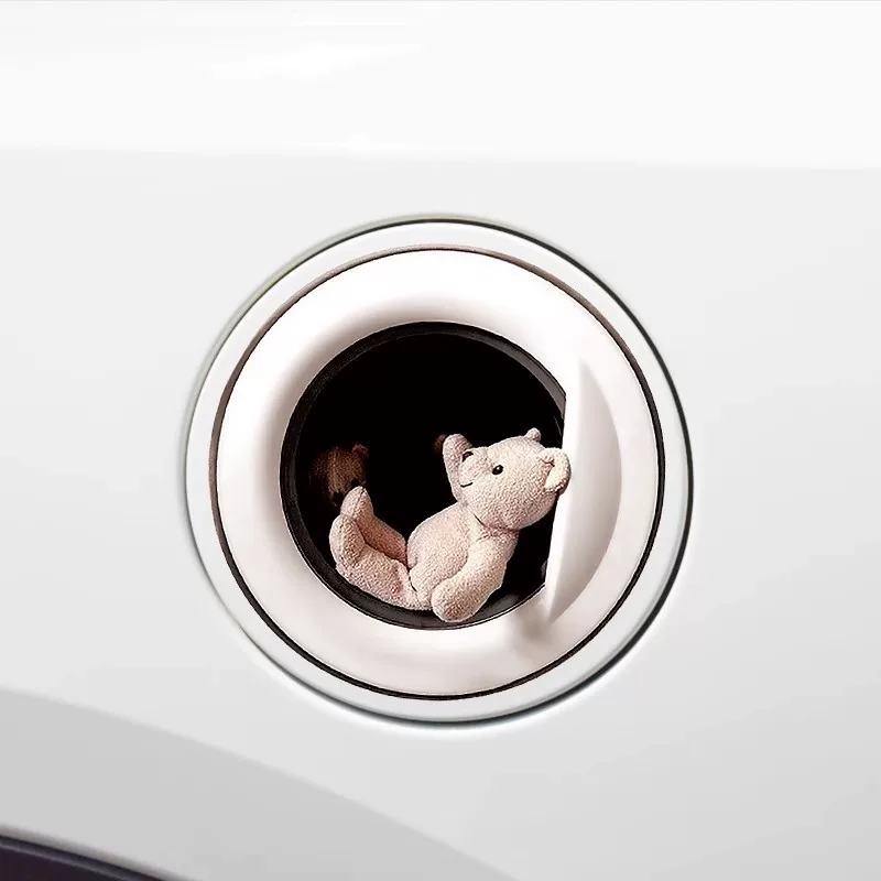 Sticker, creative three dimensional cute decorations, in 3d format, with little bears