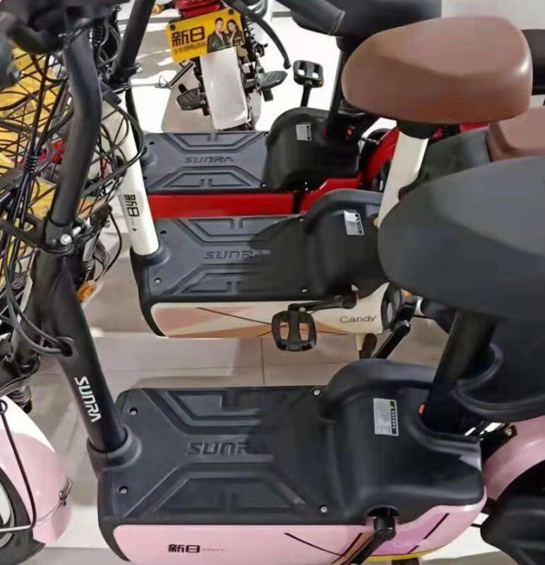 Aima Ya Xinri Electric Scooter with Simple and Safe Front-Mounted Baby Seat for Infants and Young Children