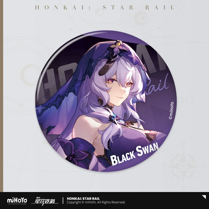 Коллекционный значок (Honkai: Star Rail) — персонаж, цветной картон на подложке, одиночный