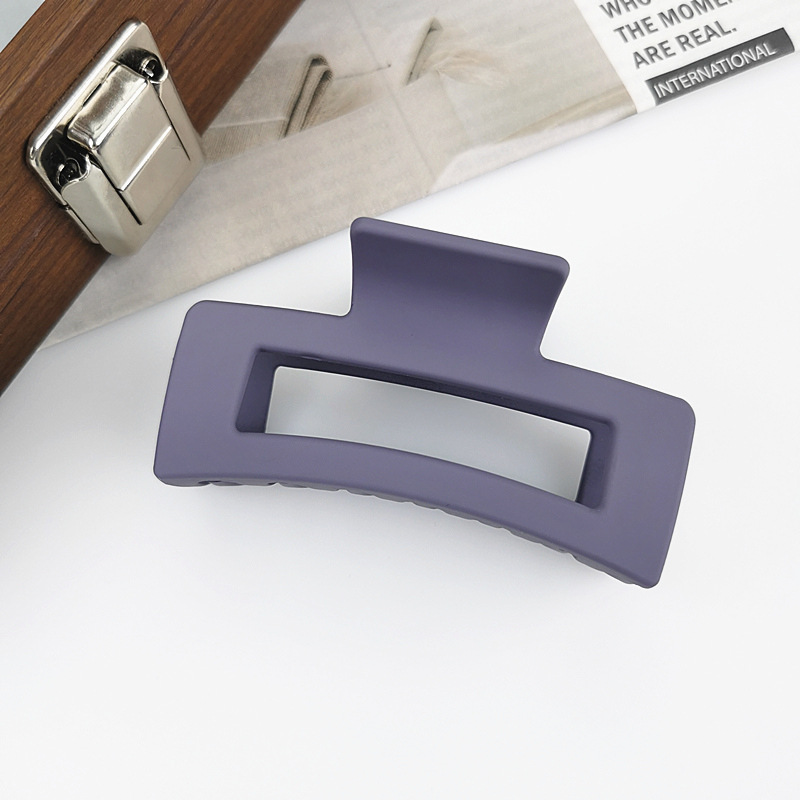 Pinza de tiburón estilo Corea INS, clip esmerilado de color sólido, accesorios de pelo para mujer