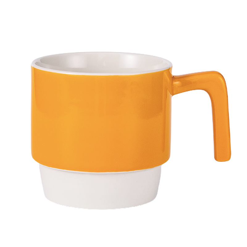 Transfronterizo de Amazon taza blanca taza de alto aspecto creativo Oficina taza de café pareja taza de agua Taza de cerámica