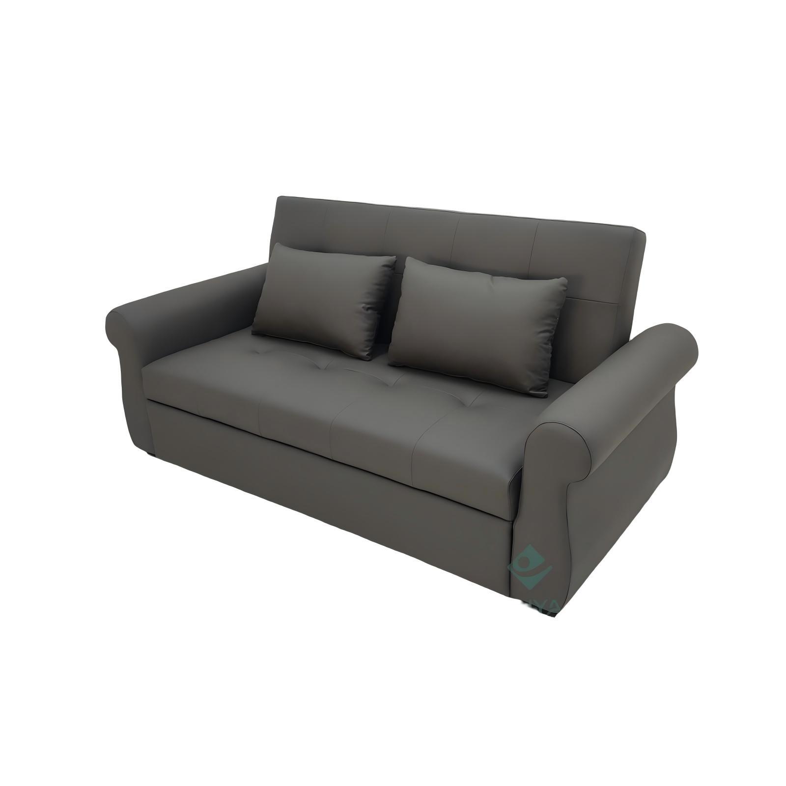 Art de cuero multifuncional moderno simple sofá cama plegable en la sala de estar dormitorio 1 apartamento pequeño peine de casa
