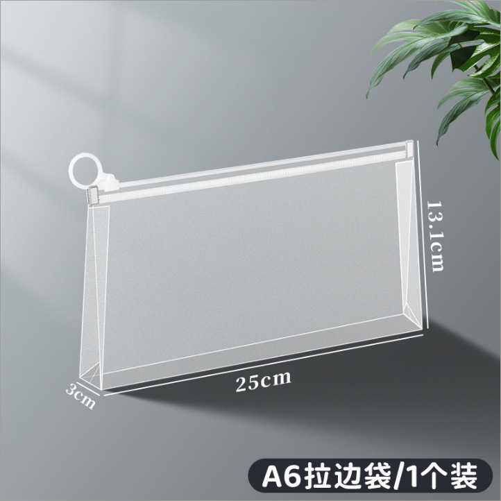 Estuche transparente para lápices, caja de papelería para exámenes, bolsa de papelería de gran capacidad, simple, ecológica, de alta calidad, impermeable, 2026