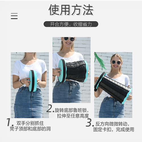 Internet celebrity outdoor camping folding stool third generation streamlined thickened portable telescopic stool factory direct sales wholesale
