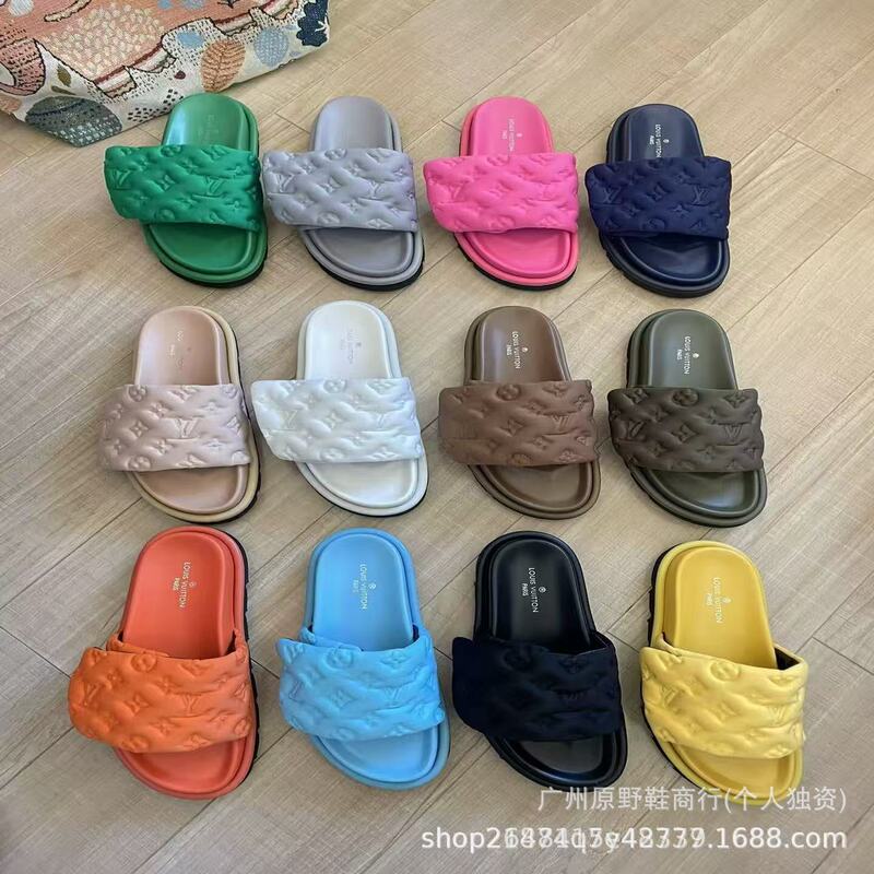 Lujia's New Summer Style Velcro Slippers for Women, Thick-Soled Printed Beach Casual Outdoor Slip-On Sandals for Women Lujia's New Summer Style Velcro Slippers for Women, Thick-Soled Printed Beach Casual Outdoor Slip-On Sandals for Women
