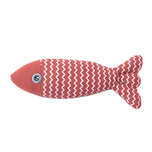 Cross-border pet catnip toy cat toy funny cat azabu fish self-pleasure containing catnip doll cat toy