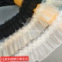 蕾丝洛丽塔黑白婚纱花边