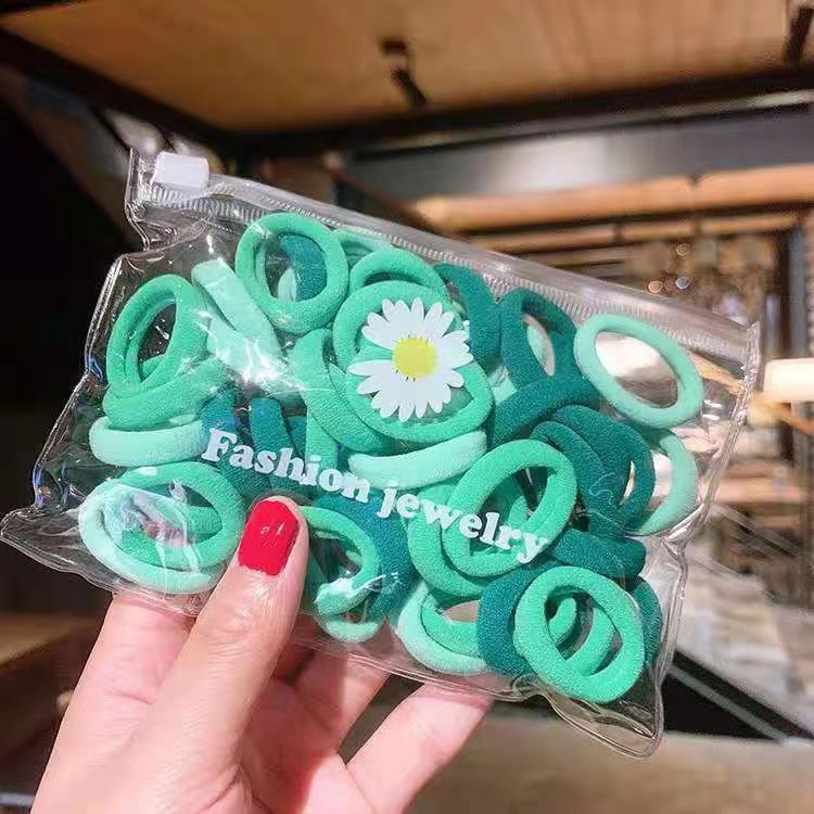 El bebé no duele el pelo anillo de toalla cuerda de pelo para niños trenza anillo de pelo banda de goma femenina cuerda de pelo de las niñas accesorios elásticos para el cabello