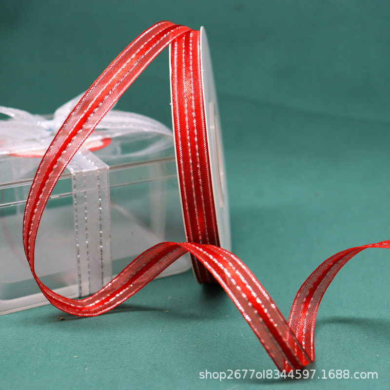 Rojo 1,0 cm * 50 yardas