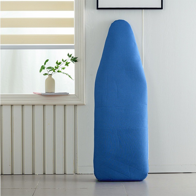 Funda para tabla de planchar con protección de bordes, accesorios, cierres a presión, resistente a altas temperaturas, funda para tabla de planchar de algodón con revestimiento plateado.