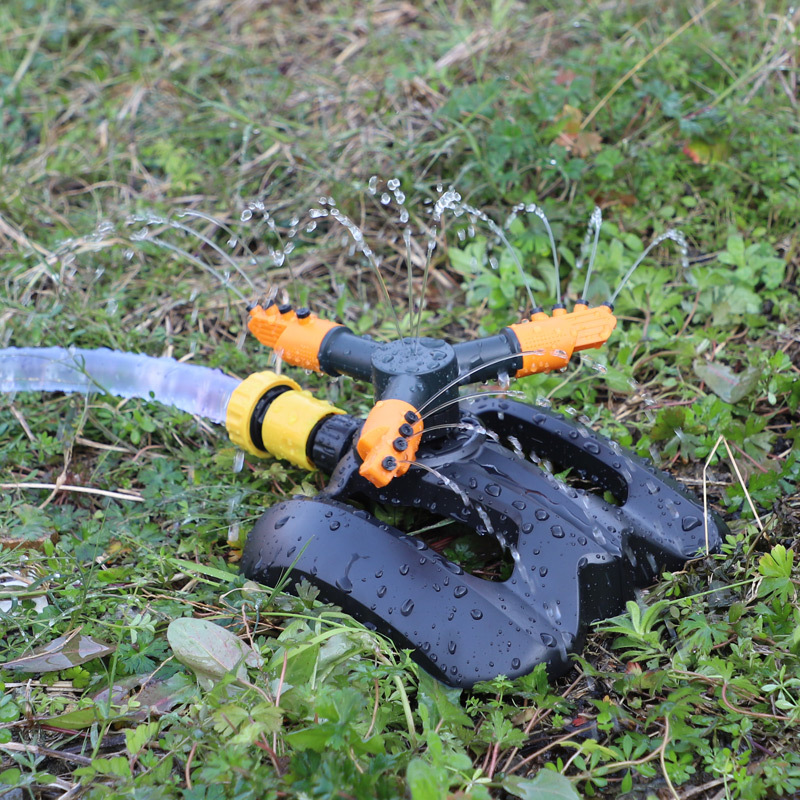 Jardín sprinkler jardín césped riego boquilla jardín tierra de cultivo 360 grados rotación automática sin impuestos