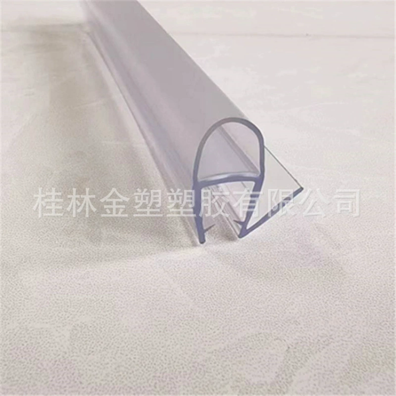 Производитель трансграничной электронной коммерции, аксессуары для ванной комнаты, дверь под зажимом, стеклянная полоса, полукруглая нижняя полоса для удержания воды, уплотнительная лента для душевой комнаты