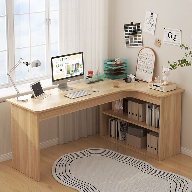 Computer Desk Desk Bookshelf Integrated Corner Computer Desk Student Home L-Shaped Corner Study Desk Writing Desk