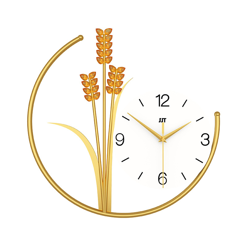 Internet celebridad reloj sala de estar simple moderno restaurante decorativo reloj montado en la pared hogar moda luz lujo creativo Reloj de pared popular