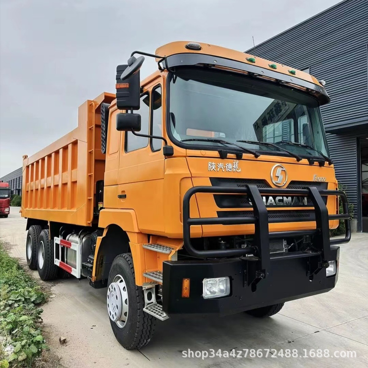 Shaanqi Delong F3000 rear-tipping dump truck cross-border supply 8×4 muck dump truck