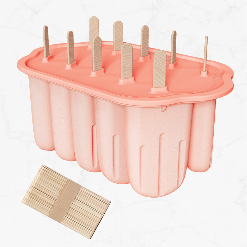 Amazon の人気の自家製アイスクリーム型アイスキャンデー夏の家庭用食品グレードのシリコーンアイスクリーム型卸売|undefined