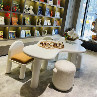 Sales Office Children's Area Handmade Tables and Chairs Hotel Club Shopping Mall Mezzanine Early Education Play Area Toy Tables and Stools
