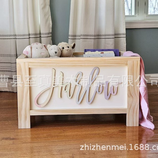 Деревянная коробка для игрушек, игровая комната, деревянная коробка для игрушек, детская коробка для игрушек, деревянная коробка для хранения, бытовая коробка для хранения кукол