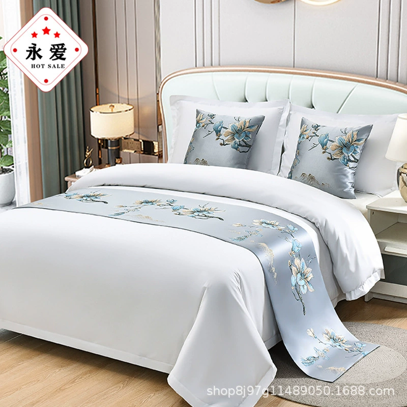 Bed Towel Luxury Hotel Hotel bedding Furnishing Best Best Bed Banner European Simple Light luxury bed cover