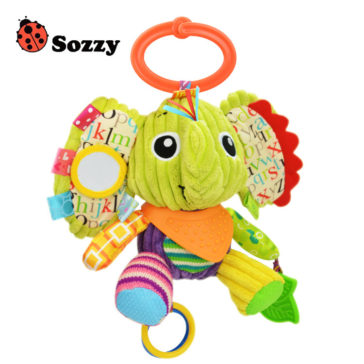 Fuente de la fábrica Sozy baby doll Holding Doll baby car cama colgante felpa educación temprana calmante juguete