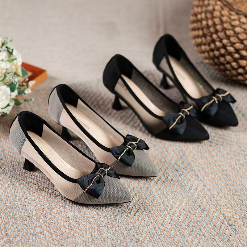 shoes with bow