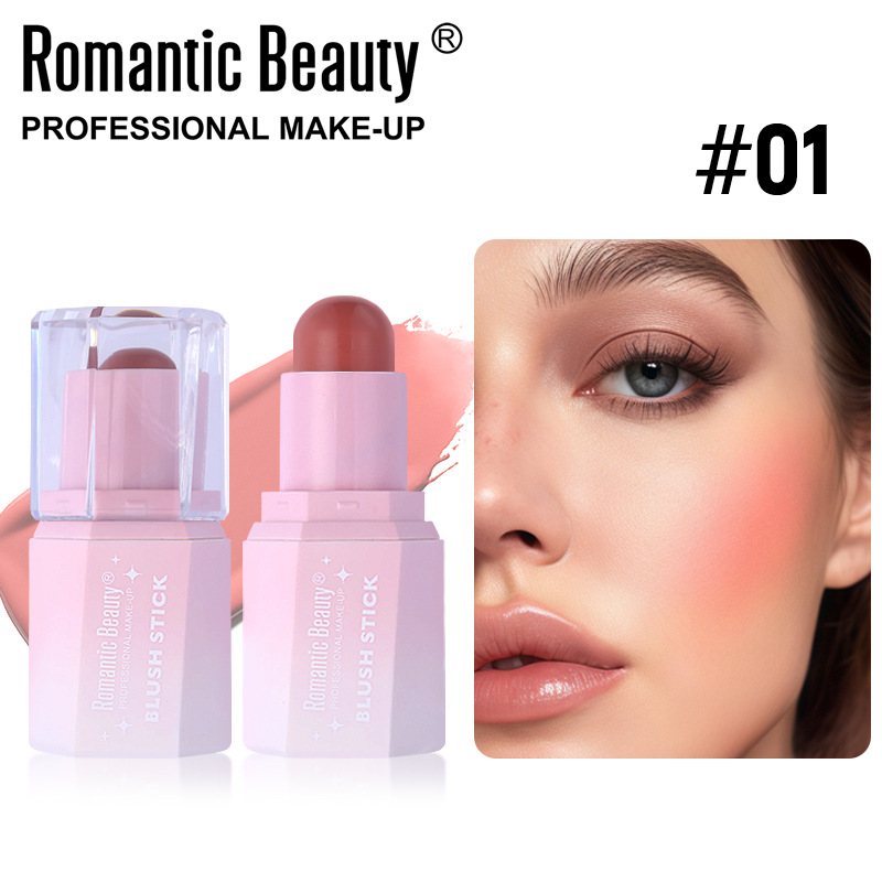 El blush líquido transfronterizo es un blush polivalente, un blush mate, un blush de color natural duradero.