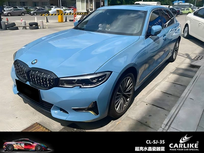 Automotive Film: Change Film Nado Grey Full - 15217-m-super-bright-crystal-porcelain-blue