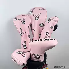 Golf Club Cover Rabbit No. 1 Protective Wooden Club Cap Cover Putter Head Cover Protective Cover Fashionable Women's Model