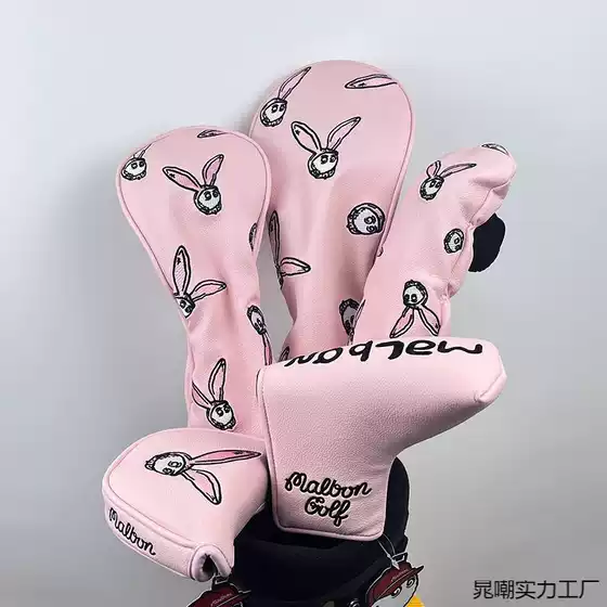 Golf Club Cover Rabbit No. 1 Protective Wooden Club Cap Cover Putter Head Cover Protective Cover Fashionable Women's Model