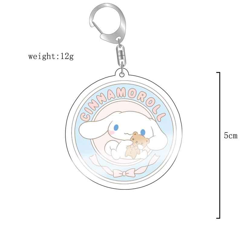 Transfronterizo nuevo animado 2D perímetro Sanliou Hello lindo gato Colomia acrílico llavero image 22