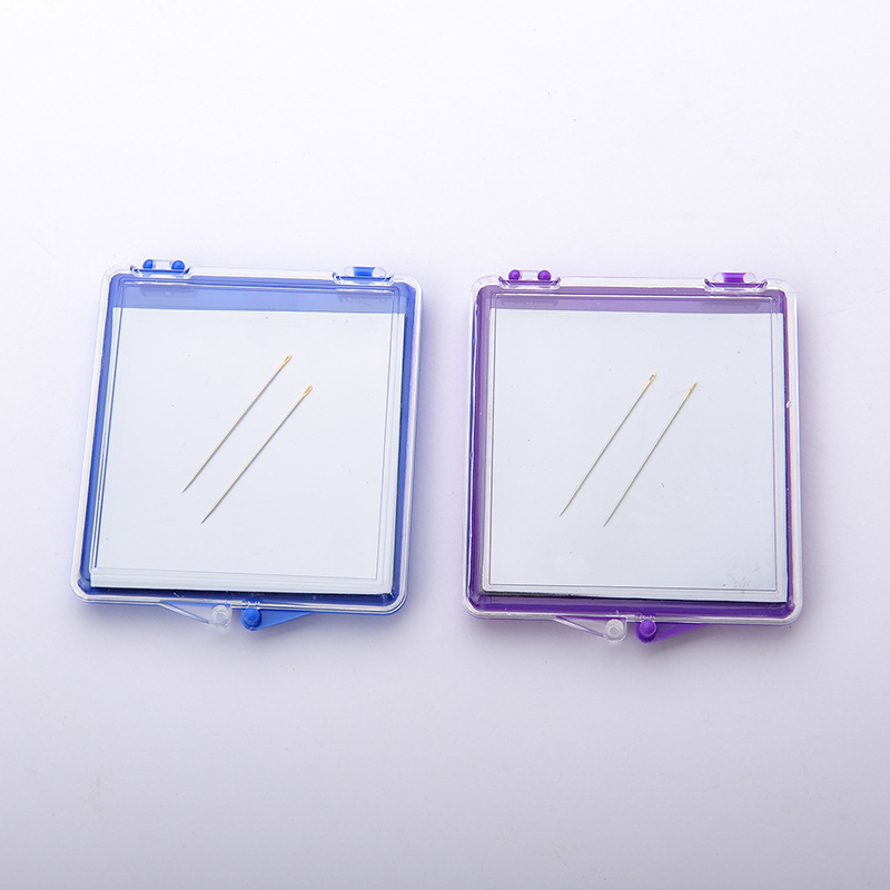 Needle Storage Square Box Household Sewing Tools Cosmetic Mirror Soft Magnet Cross-border Needle Box with Needle