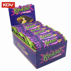 Kdvロシア紫皮糖チョコレート味キャンディー28g * 25本卸売りネット赤間食結婚喜糖プレゼント