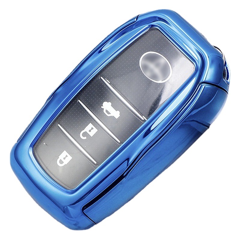 Amazon Venta caliente modelo adecuado para Toyota coche clave protectora Shell corona Highlander tarjeta Camry clave caso al por mayor