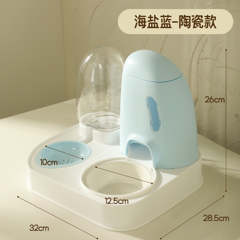 Azul sal marina - tazón de cerámica